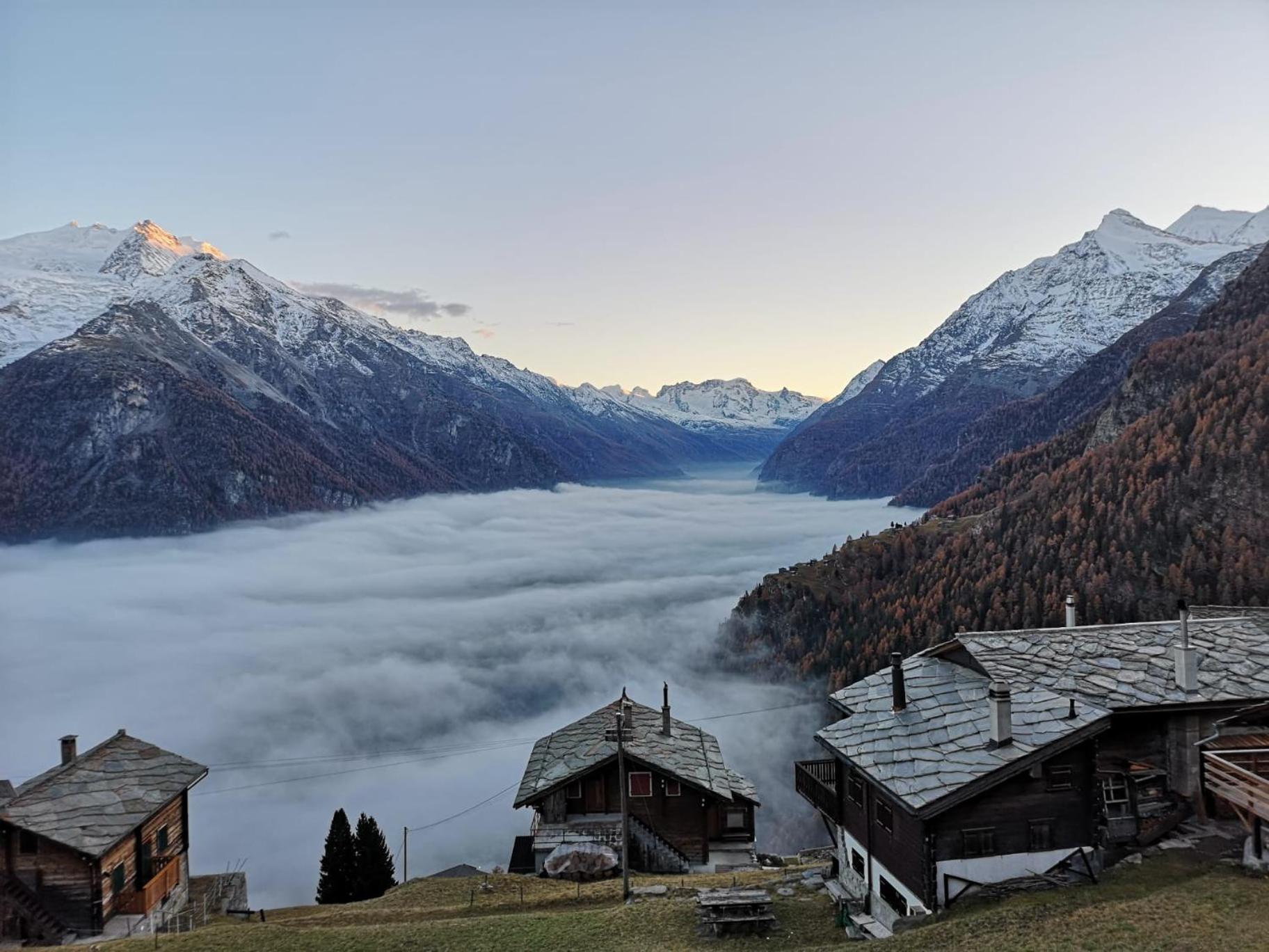 Ferienwohnung Morgengruss Sankt Niklaus Dış mekan fotoğraf